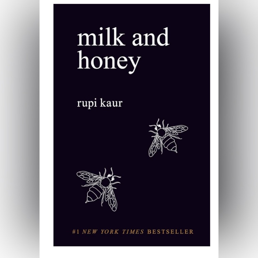 Milk and Honey book by Rupi Kaur a collection of poetry paperback.